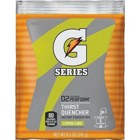 0 Thirst Quencher Instant Powder Sports Drink Mix, Powder, LemonLime Flavor, 85 oz Pack -  GATORADE, 3956
